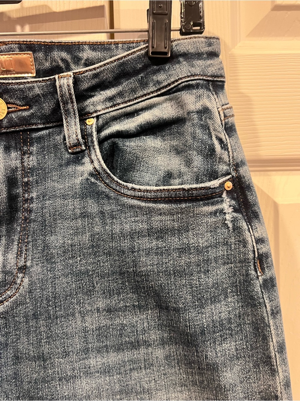 Classic Kut from the Kloth  Women's Blue Denim Jeans - Casual High-Rise Fit - Picture 5 of 12